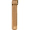 Ekena Millwork Traditional Craftsman Rough Sawn Bracket w/ Offset Brace, Western Red Cedar, 6"W x 24"D x 32"H BKT0604X24X32TRA04RWR - alternate 3